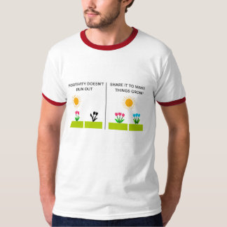 Positieve slogan T-shirt