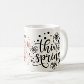 Positieve Spreuken Bloemen Mok (Voorkant rechts)