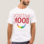 Positieve stemming Rood regenboogschicht LGBT Fun  T-shirt (Voorkant)