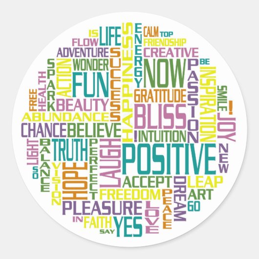 Positieve Sticker (Voorkant)