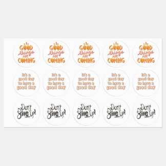 Positieve Stickers voor geestelijke gezondheid