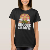 Positieve Sun Peace Hippie Retro Kies Kindness Ea T-shirt (Voorkant)