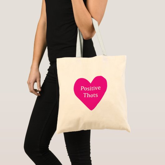 Positieve Thots canvas tas (Voorkant (product))