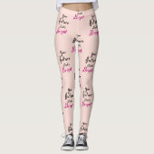 Positieve toekomst meme citaat hete yoga leggings (Voorkant)