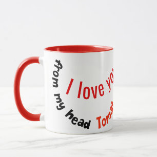 Positieve tomatentuin - van mijn hoofd tomaten mok