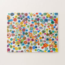 Positieve trillingen - kleurrijke Abstracte cirkel