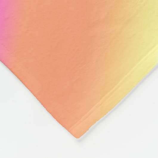 Positieve trillingen - kleurrijke radiale gradiënt fleece deken (Hoek)