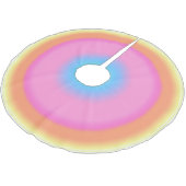 Positieve trillingen - kleurrijke radiale gradiënt kerstboom rok (Gekanteld)