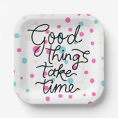 positieve trillingen papieren bord (Voorkant)