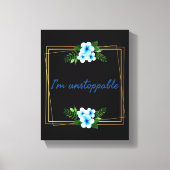 positieve uitingen voor succes canvas afdruk (Voorkant)