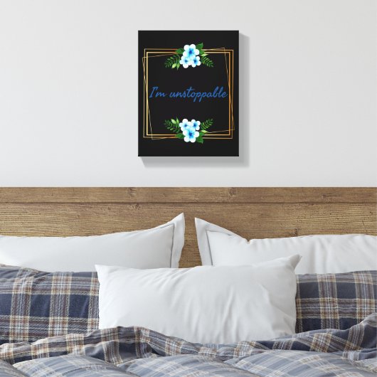 positieve uitingen voor succes canvas afdruk (Insitu (Slaapkamer))