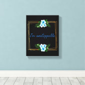 positieve uitingen voor succes canvas afdruk (Insitu (Houten vloer))