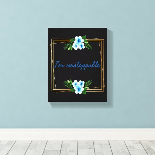 positieve uitingen voor succes canvas afdruk (Insitu (Houten vloer))