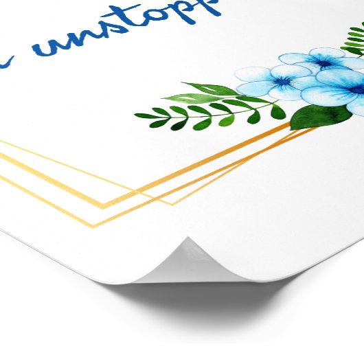 positieve uitingen voor succes poster (Hoek)