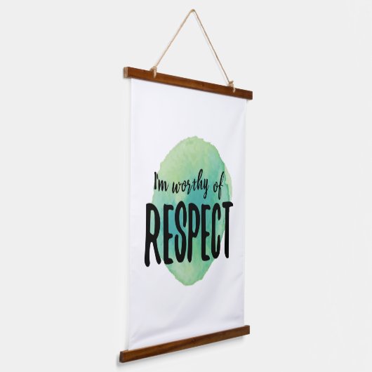 positieve uitingen voor zelfliefde hangend wandkleed (Gebogen)