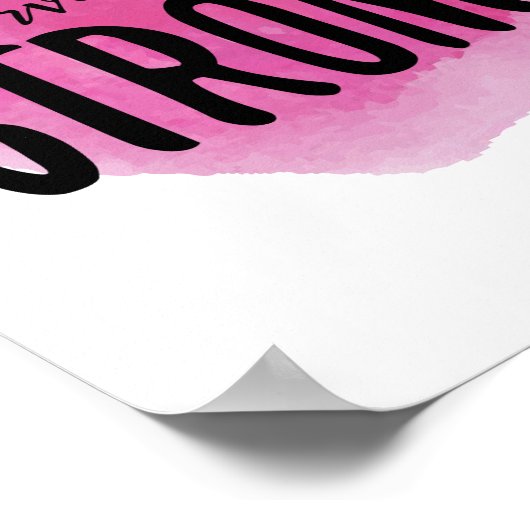 positieve verklaringen van morgen om hard te werke poster (Hoek)