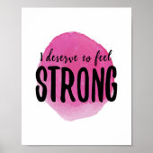 positieve verklaringen van morgen om hard te werke poster (Voorkant)