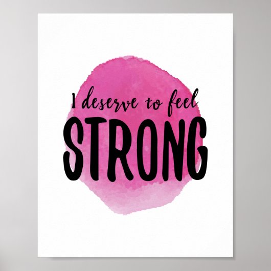 positieve verklaringen van morgen om hard te werke poster (Voorkant)