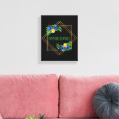 positieve verklaringen voor de ochtend canvas afdruk (Insitu (Woonkamer))