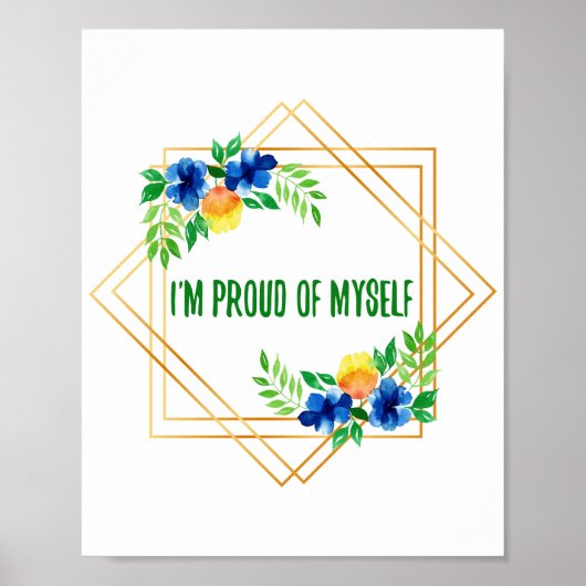 positieve verklaringen voor de ochtend poster (Voorkant)