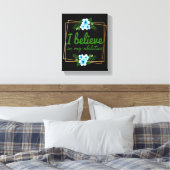 positieve verklaringen voor harde werknemers canvas afdruk (Insitu (Slaapkamer))