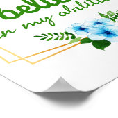 positieve verklaringen voor harde werknemers poster (Hoek)