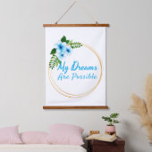 positieve verklaringen voor levensacceptatie hangend wandkleed (Slaapkamer)