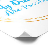 positieve verklaringen voor levensacceptatie poster (Hoek)