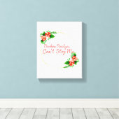 positieve verklaringen voor succes en zelfzorg canvas afdruk (Insitu (Houten vloer))