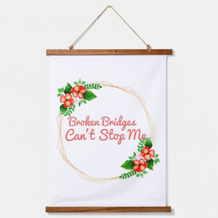 positieve verklaringen voor succes en zelfzorg hangend wandkleed