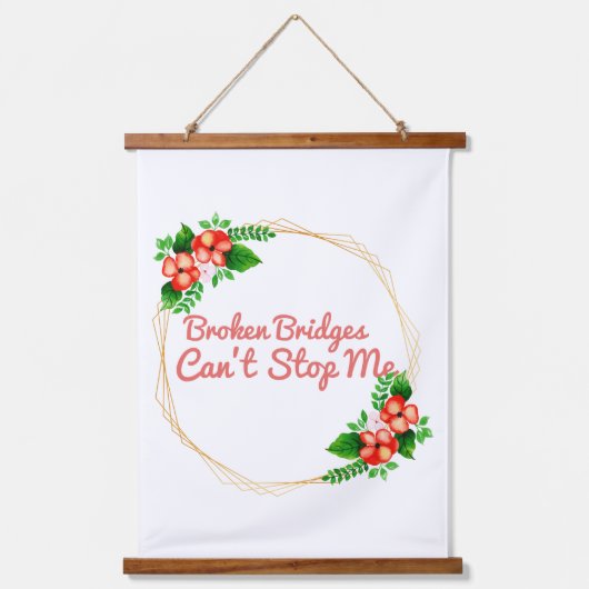 positieve verklaringen voor succes en zelfzorg hangend wandkleed (Voorkant)