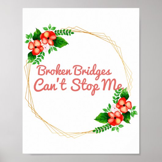 positieve verklaringen voor succes en zelfzorg poster (Voorkant)