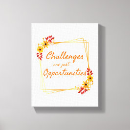 positieve verklaringen voor vrouwen op het werk canvas afdruk