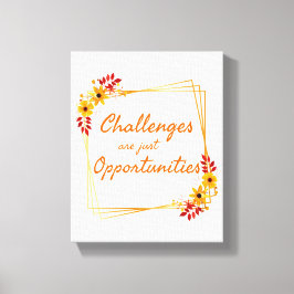 positieve verklaringen voor vrouwen op het werk canvas afdruk