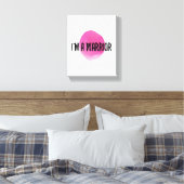 positieve verklaringen voor zelfliefde canvas afdruk (Insitu (Slaapkamer))