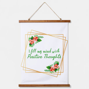 positieve verklaringen voor zelfliefde en succes hangend wandkleed