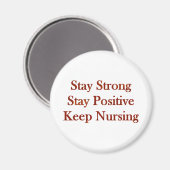 Positieve verpleegster magneet (Voorkant / Achterkant)