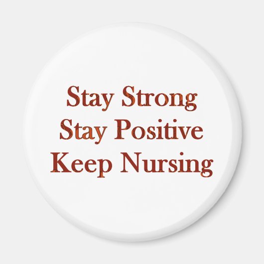Positieve verpleegster magneet (Voorkant)