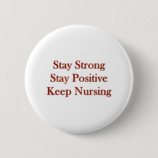 Positieve verpleegster ronde button 5,7 cm (Voorkant)