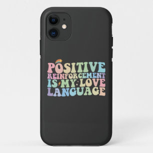 Positieve versterking is mijn liefdestaal Groovy Case-Mate iPhone Case