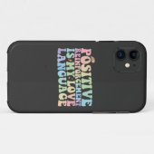 Positieve versterking is mijn liefdestaal Groovy Case-Mate iPhone Case (Achterkant (horizontaal))