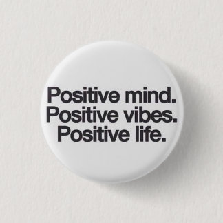 positieve vibe-toets ronde button 3,2 cm