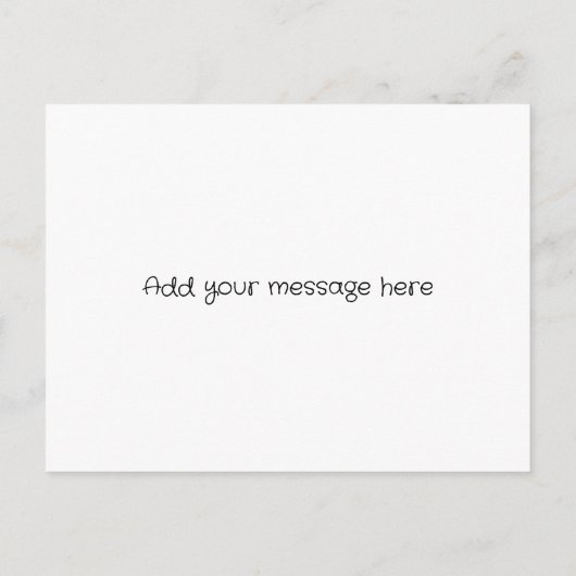 Positieve vibes-aanmoediging voeg foto-oranje toe briefkaart (Achterkant)