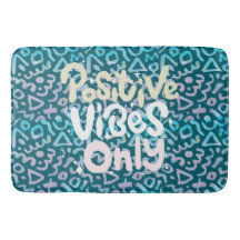 Positieve vibes alleen groen geometrisch