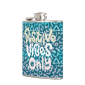 Positieve vibes alleen groene geometrische boho heupfles (Links)