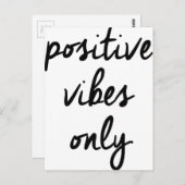 Positieve vibes alleen in het Verenigd Koninkrijk Briefkaart (Voorkant / Achterkant)