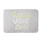 Positieve vibes alleen neutraal kleur boho stijl badmat (Voorkant)