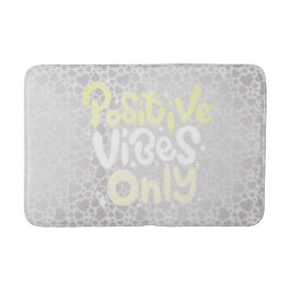 Positieve vibes alleen neutraal kleur boho stijl badmat