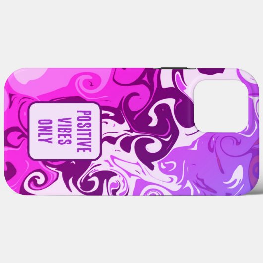 Positieve vibes alleen stijlvolle Abstracte kunst Case-Mate iPhone Case (Achterkant (horizontaal))