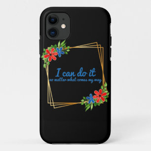 positieve vibes - bevestiging voor werk Case-Mate iPhone case